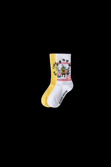 2ER-PACK SOCKEN – SPONGEBOB SCHWAMMKOPF © NICKELODEON - Gelb von Zara
