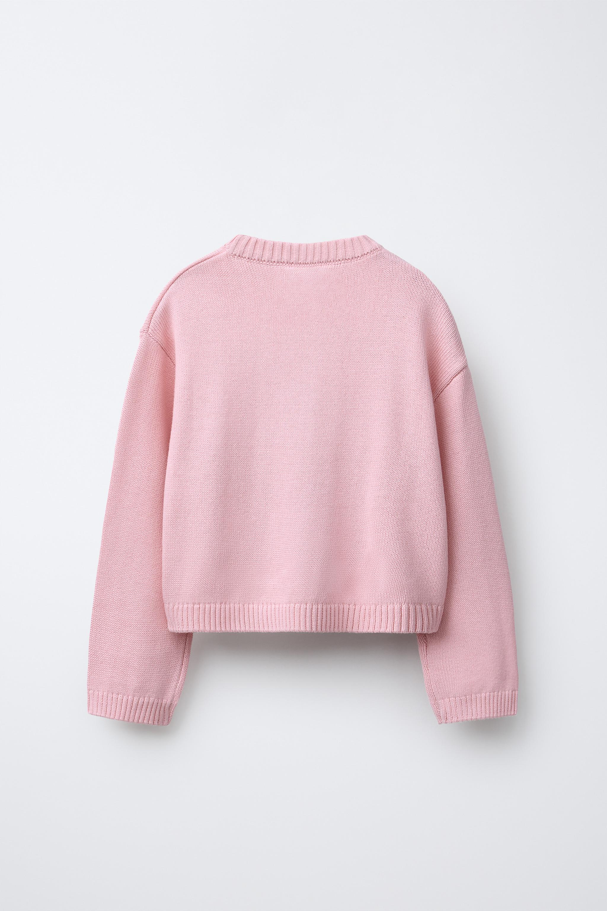 EMBROIDERED TEXT KNIT JUMPER