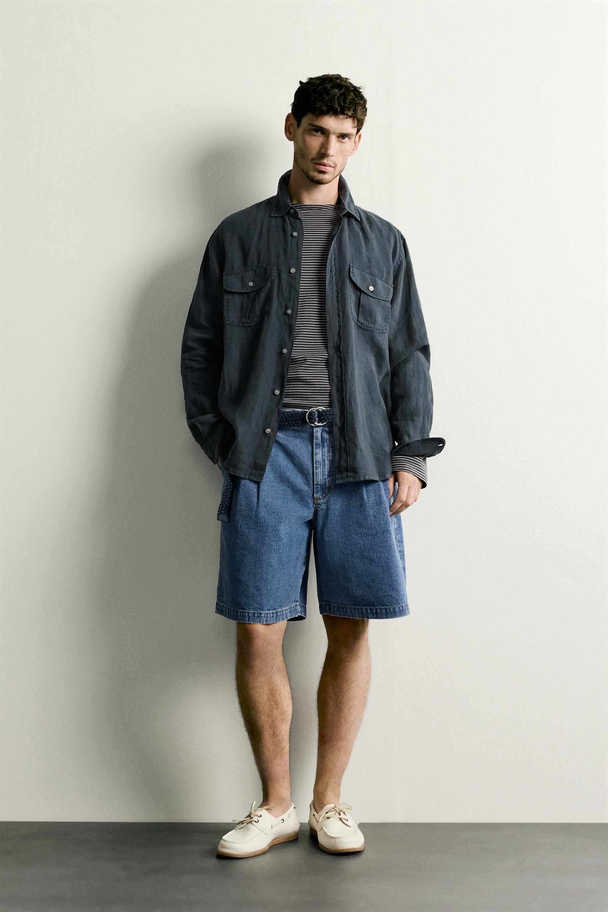 100% LINEN RELAXED FIT SHIRT