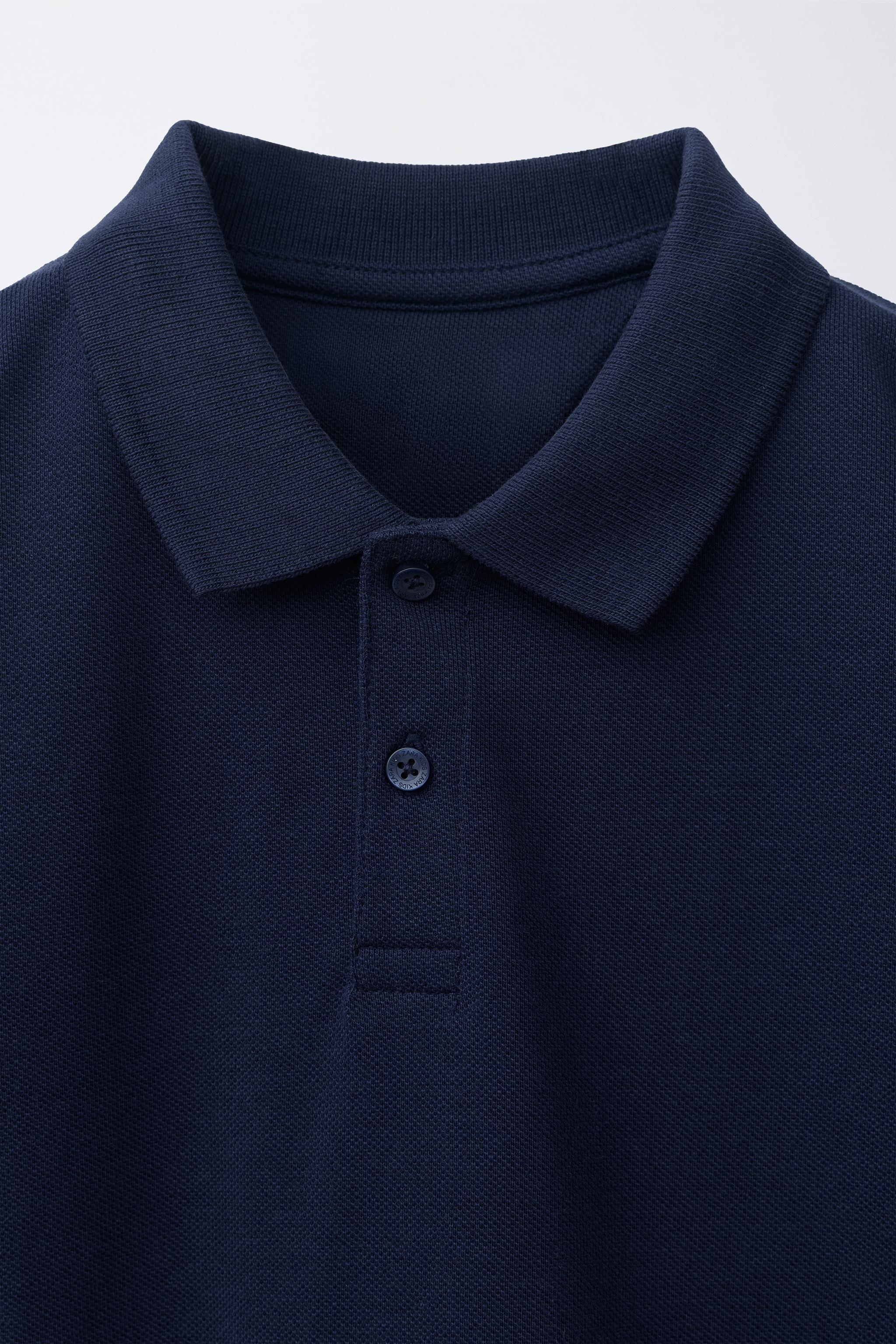 Детские топы Zara BASIC PIQUÉ POLO — фото 3