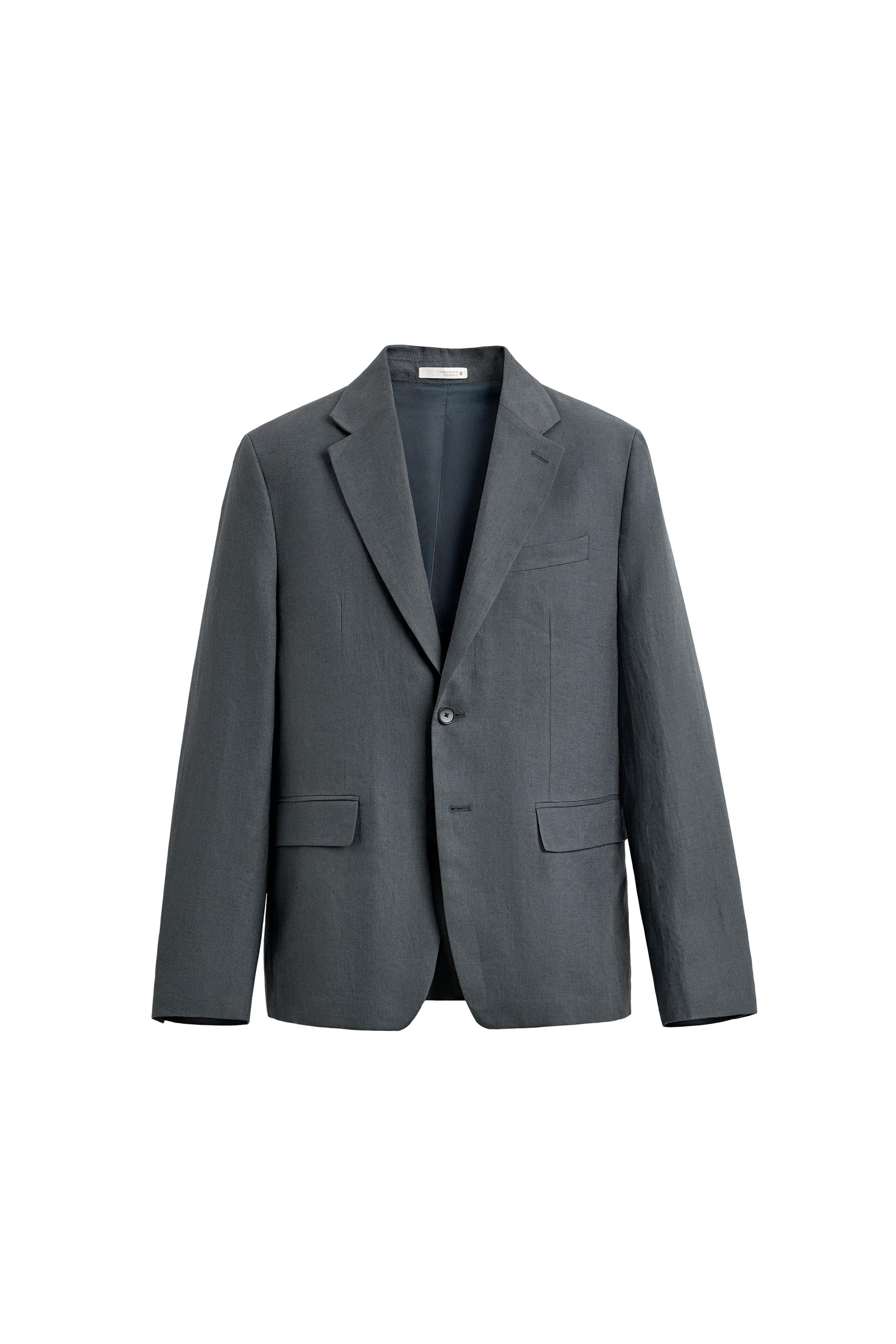 100% LINEN SUIT JACKET