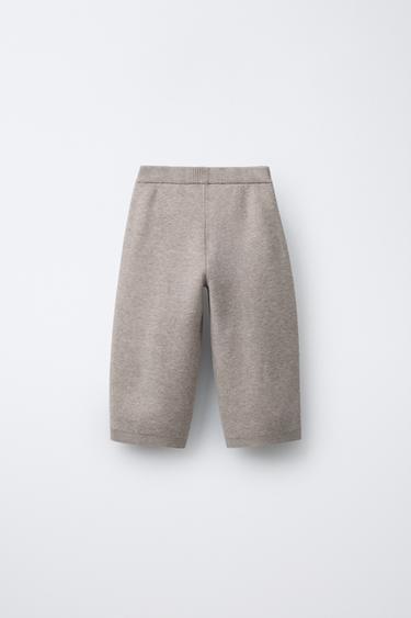 KNIT CULOTTES - Beige by Zara - Image 1