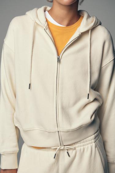 RUSTIC HOODIE - Ecru by Zara - Image 2