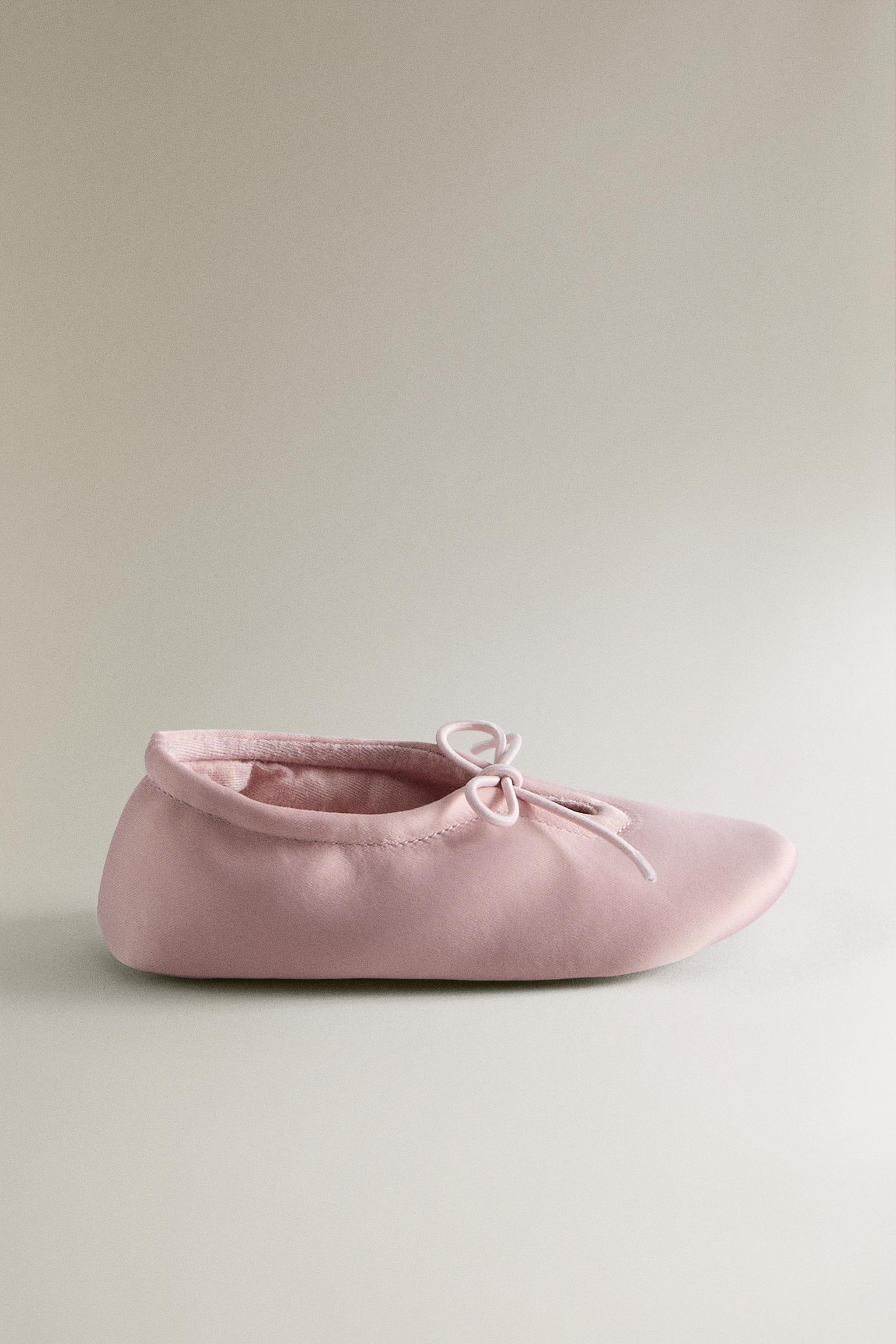 Обувь Zara KIDS' SATEEN BALLET FLATS