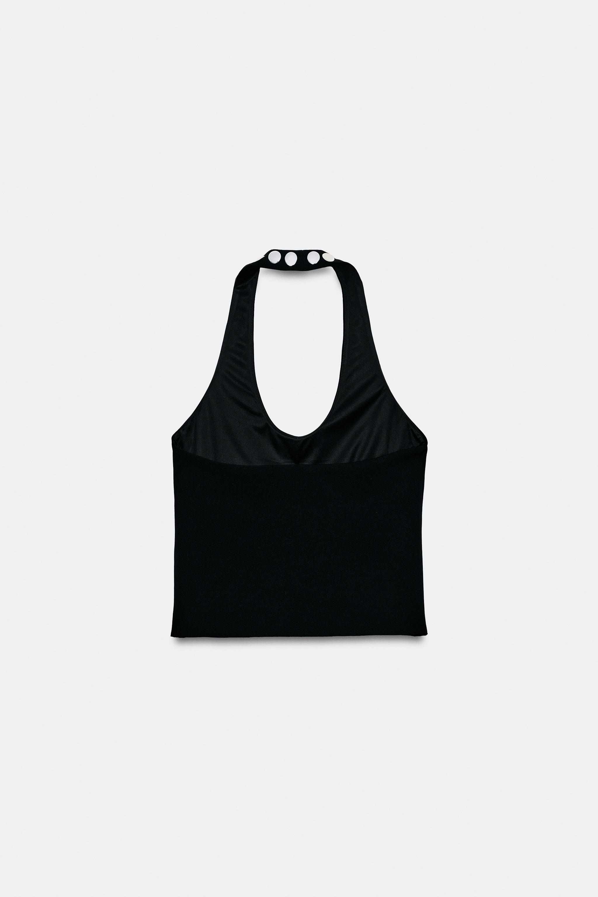 TOP HALTER CLOUTÉ
