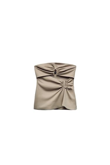 TOP PALABRA HONOR CUT OUT