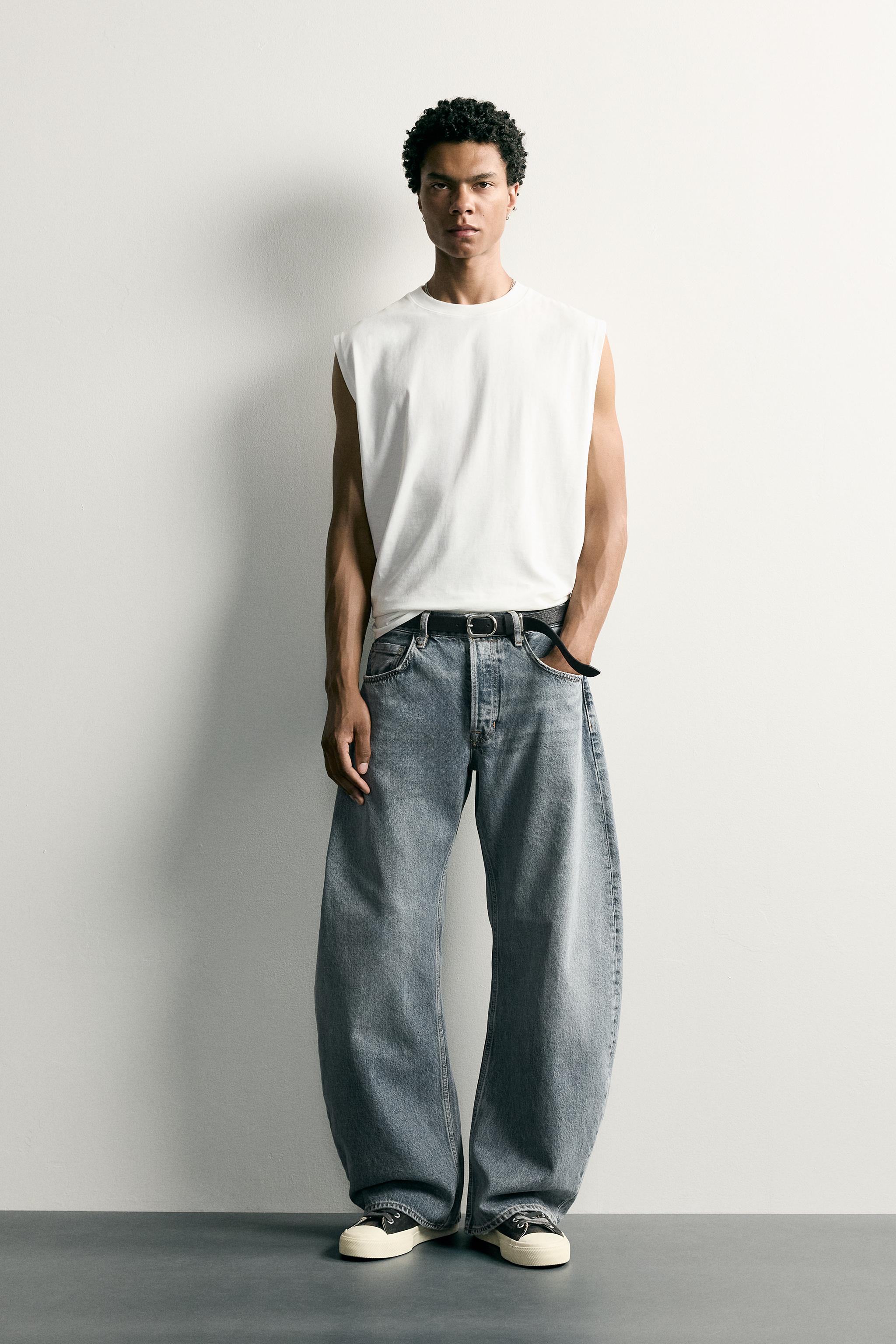 Мужские джинсы Zara BARREL FIT JEANS