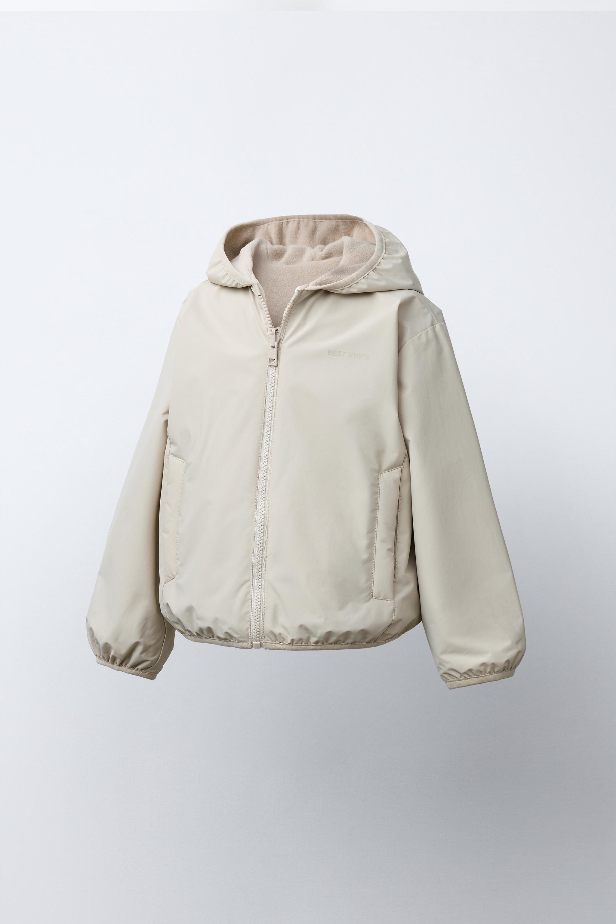 REVERSIBLE NYLON FLEECE JACKET