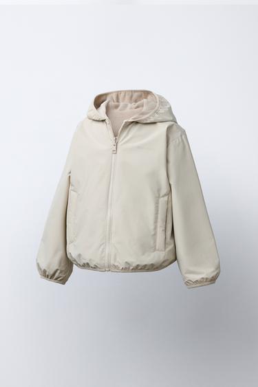 CAZADORA NYLON REVERSIBLE POLAR - Crudo de Zara