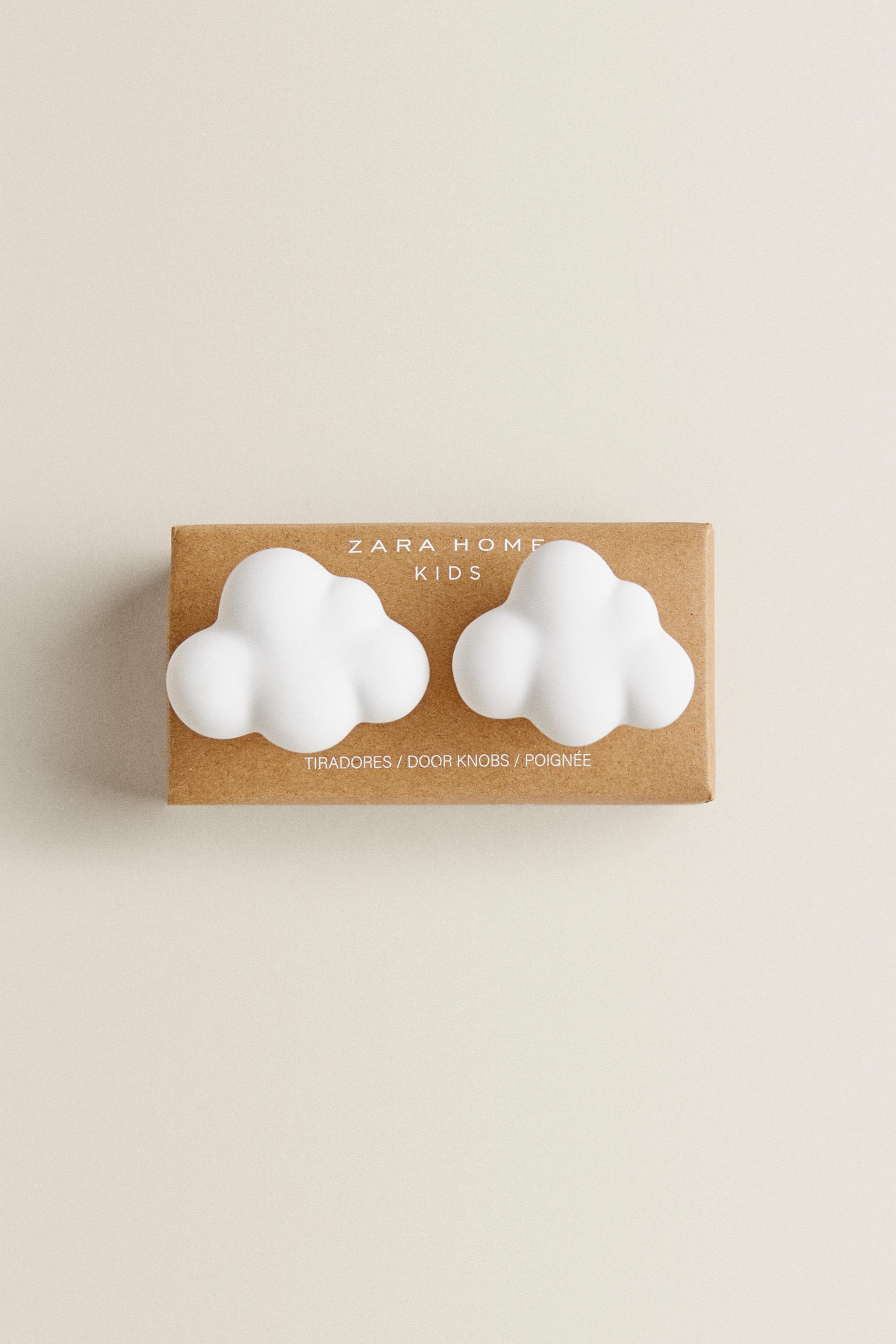 LOT BOUTONS DE PORTE ENFANTS NUAGE (LOT DE 2)