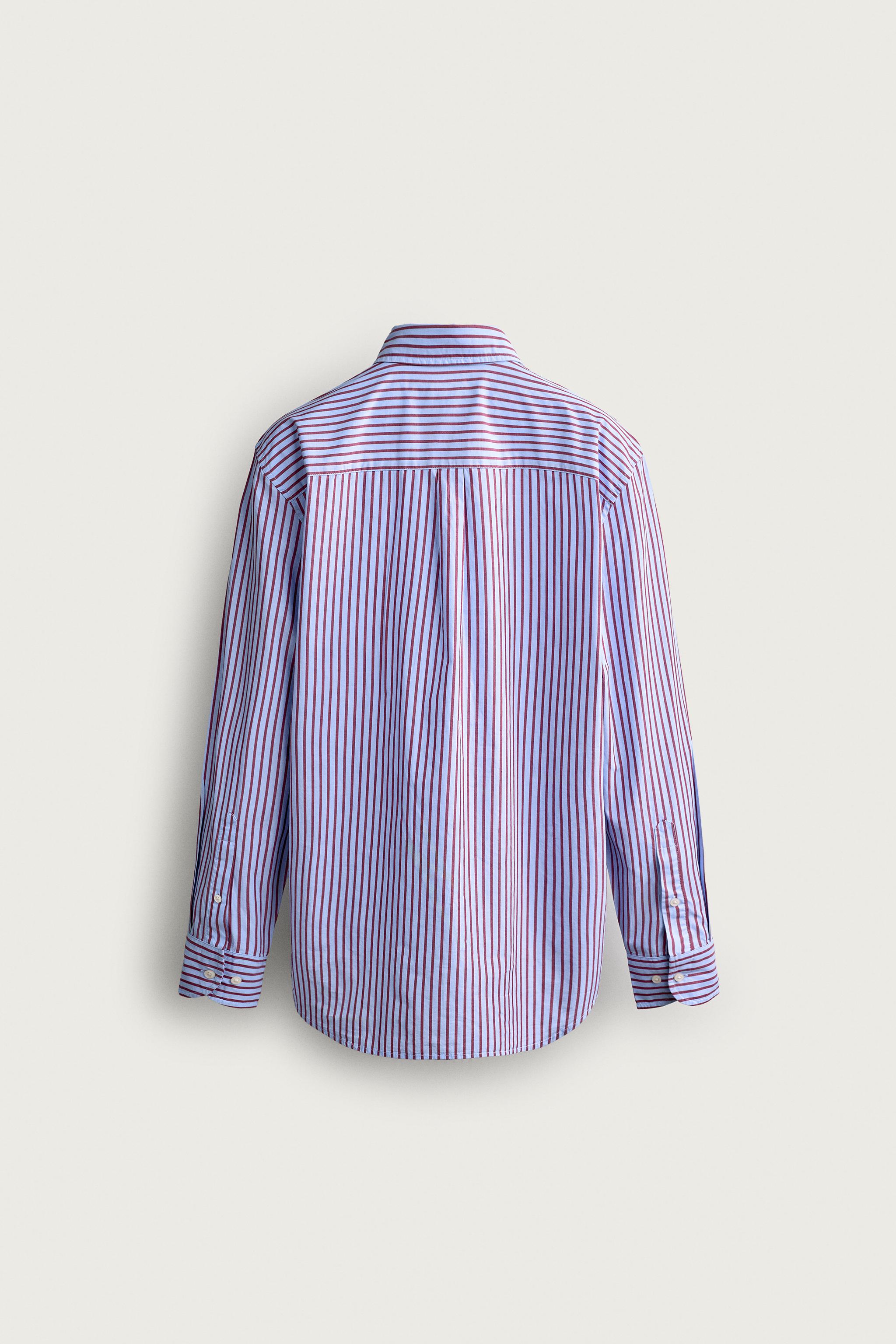 CONTRAST STRIPE REGULAR FIT SHIRT