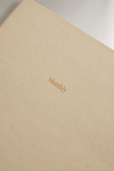 MONTHLY/WEEKLY PLANNER (PACK OF 2) - Ecru by Zara - Image 4
