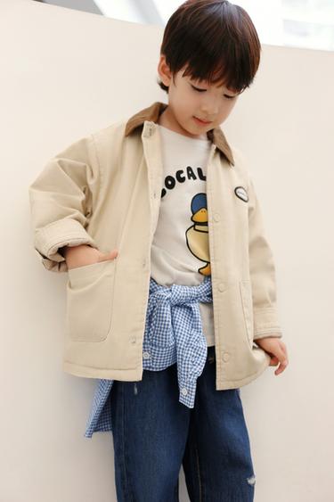 Zara 絎縫內裡外套 - 裸色