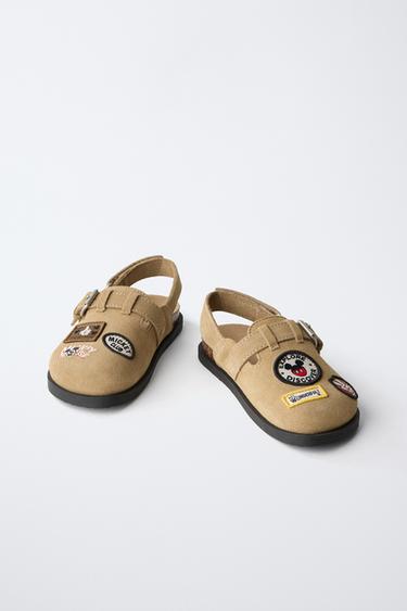 SABOTS EN CUIR MICKEY MOUSE © DISNEY - Marron sable de Zara - Image 2