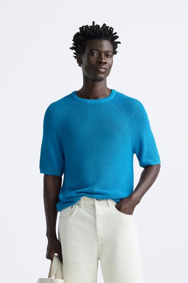 CROP FIT ÖRGÜ T-SHIRT_1