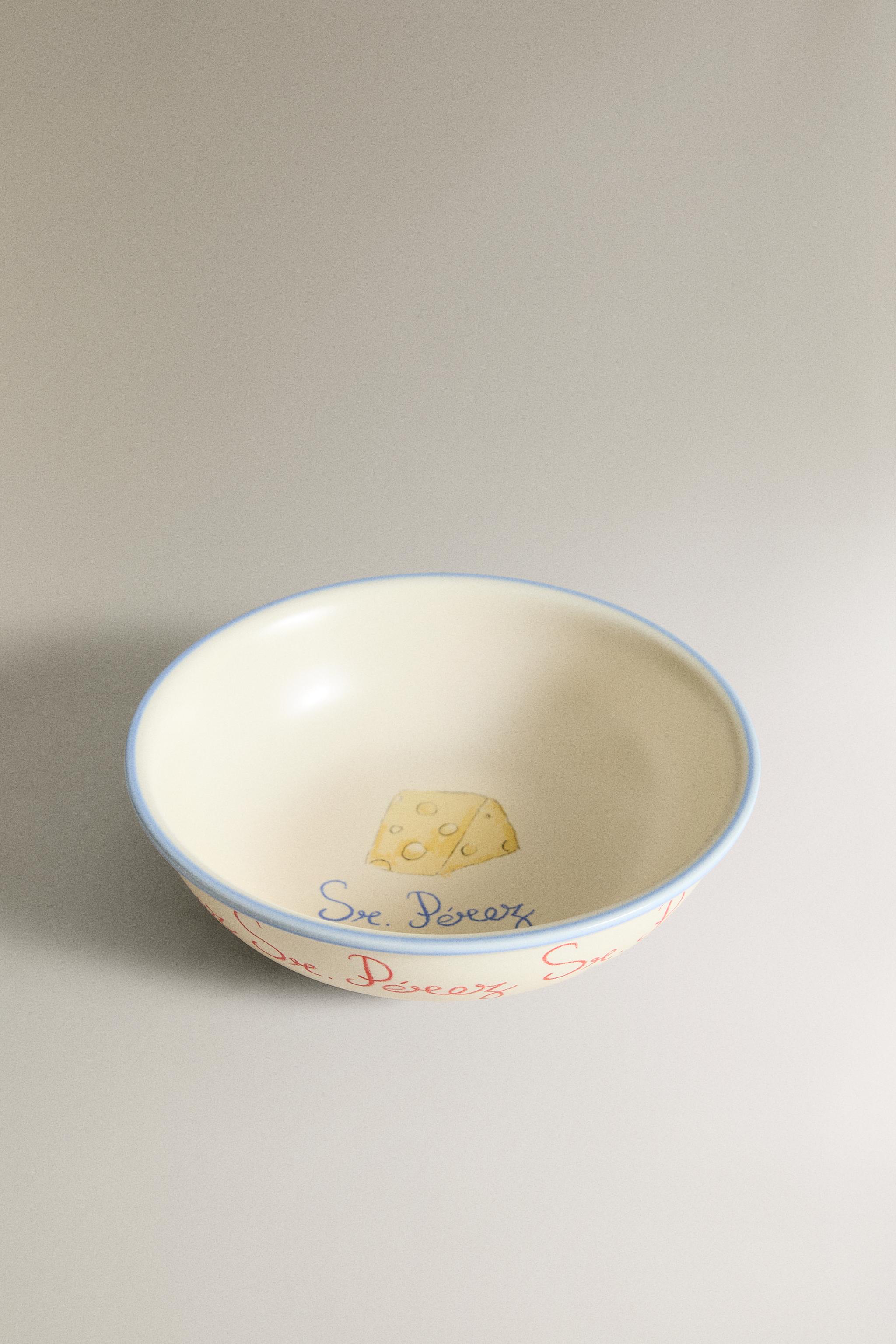 KIDS CERAMIC MR. PÉREZ BOWL — Multicolored