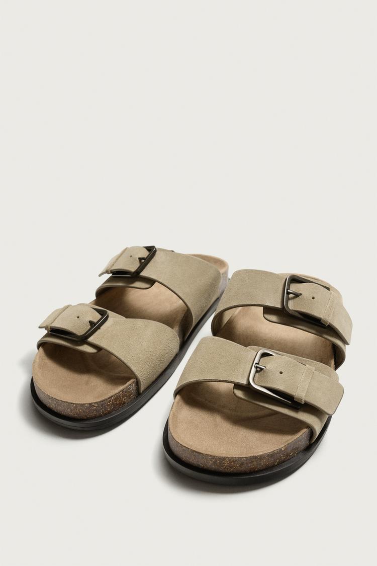 Sandalias de cuero con correa 5