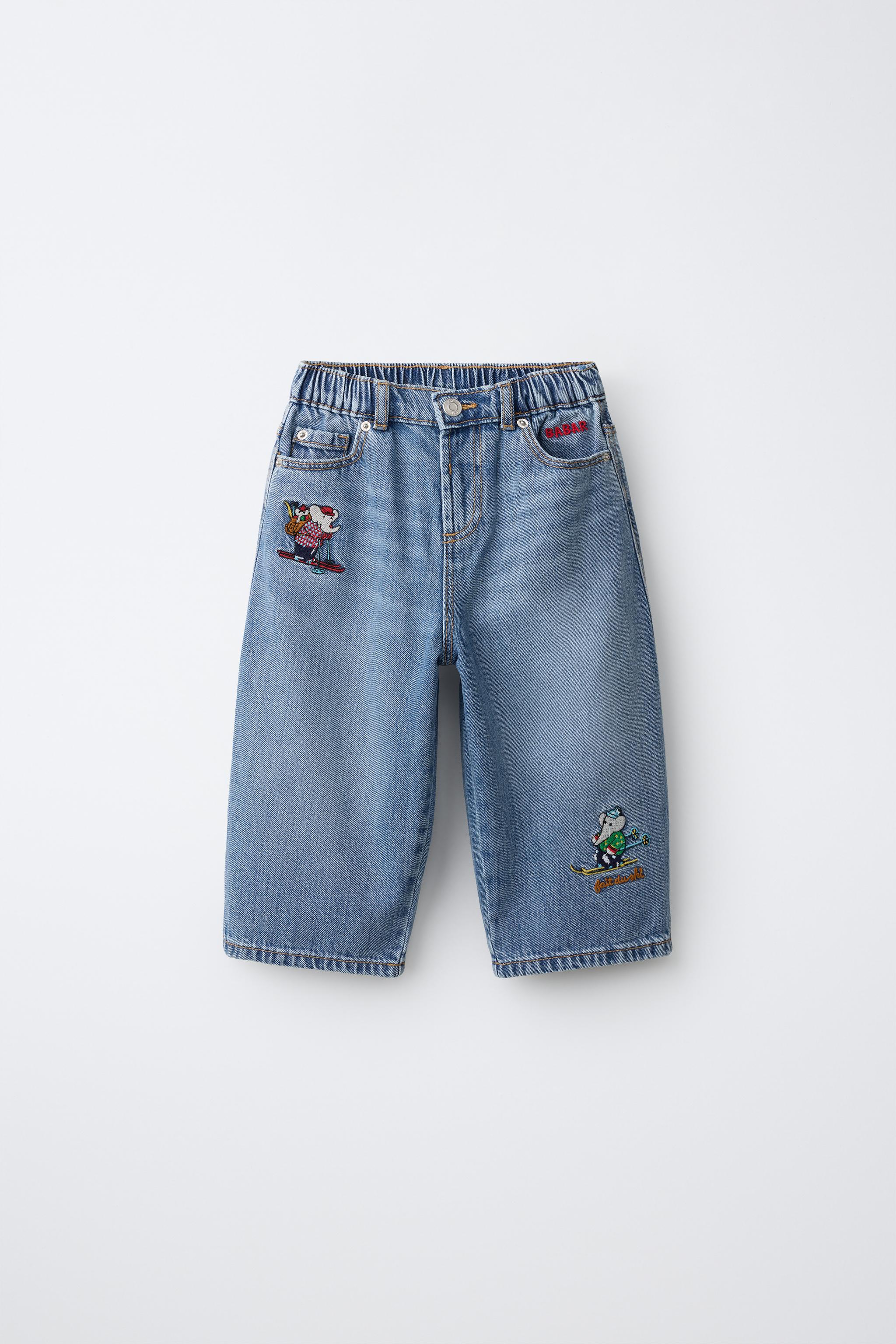 JEANS BAGGY BRODÉ BABAR™