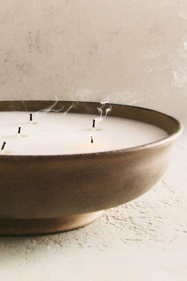 (1200 G) BOUGIE PARFUMÉE INCENSE LEATHER - Bronze de Zara - Image 5