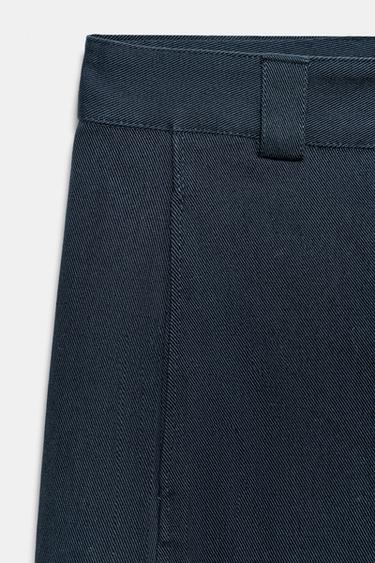 PANTALON BATTLE ZW COLLECTION - Bleu marine de Zara - Image 3