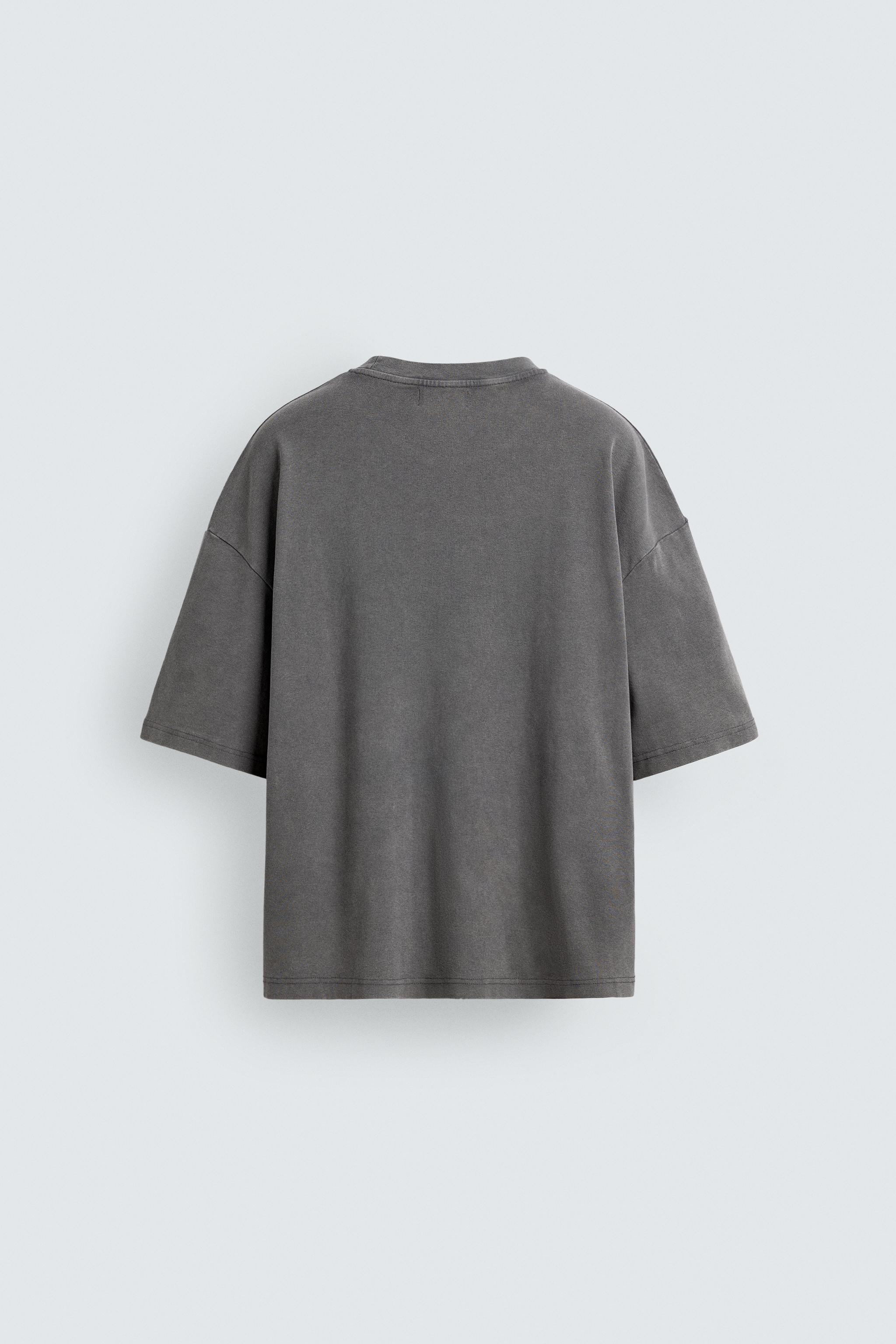 BOXY FIT TEXTURED SWEATSHIRT