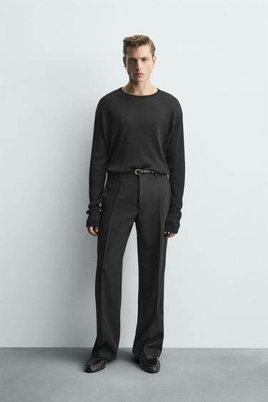 LIGHT LYOCELL - COTTON T-SHIRT - Black by Zara - Image 0