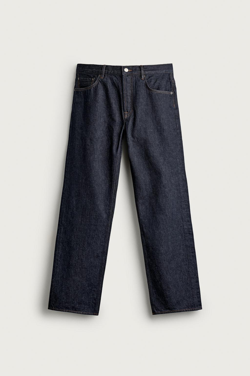 LOW-RISE STRAIGHT-LEG JEANS