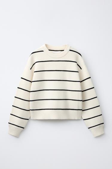 JERSEY PUNTO  RAYAS - Crudo de Zara