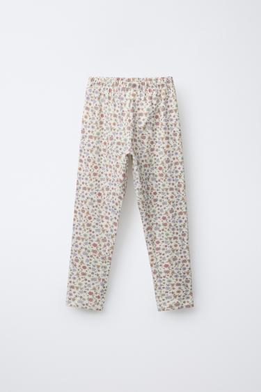 6-14 ANS/ PYJAMA PETITES FLEURS - Écru de Zara - Image 4