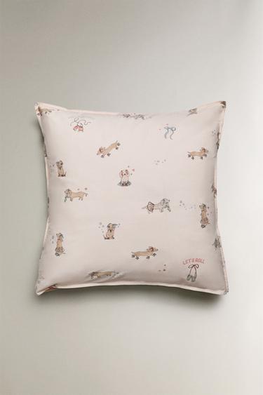 CHILDREN'S SKATER DOG PILLOWCASE - Multicoloured by Zara - Image 1