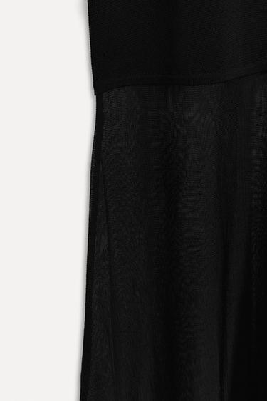 CONTRAST KNIT DRESS 50TH ANNIVERSARY - Black by Zara - Image 3