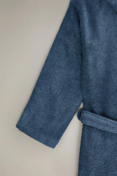 PEIGNOIR CAPUCHE (360 GXM²) - Bleu moyen de Zara - Image 2