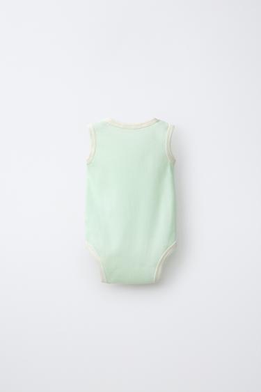3-PACK OF SLEEVELESS BODYSUITS WITH PATCHES - Multicoloured by Zara - Image 2