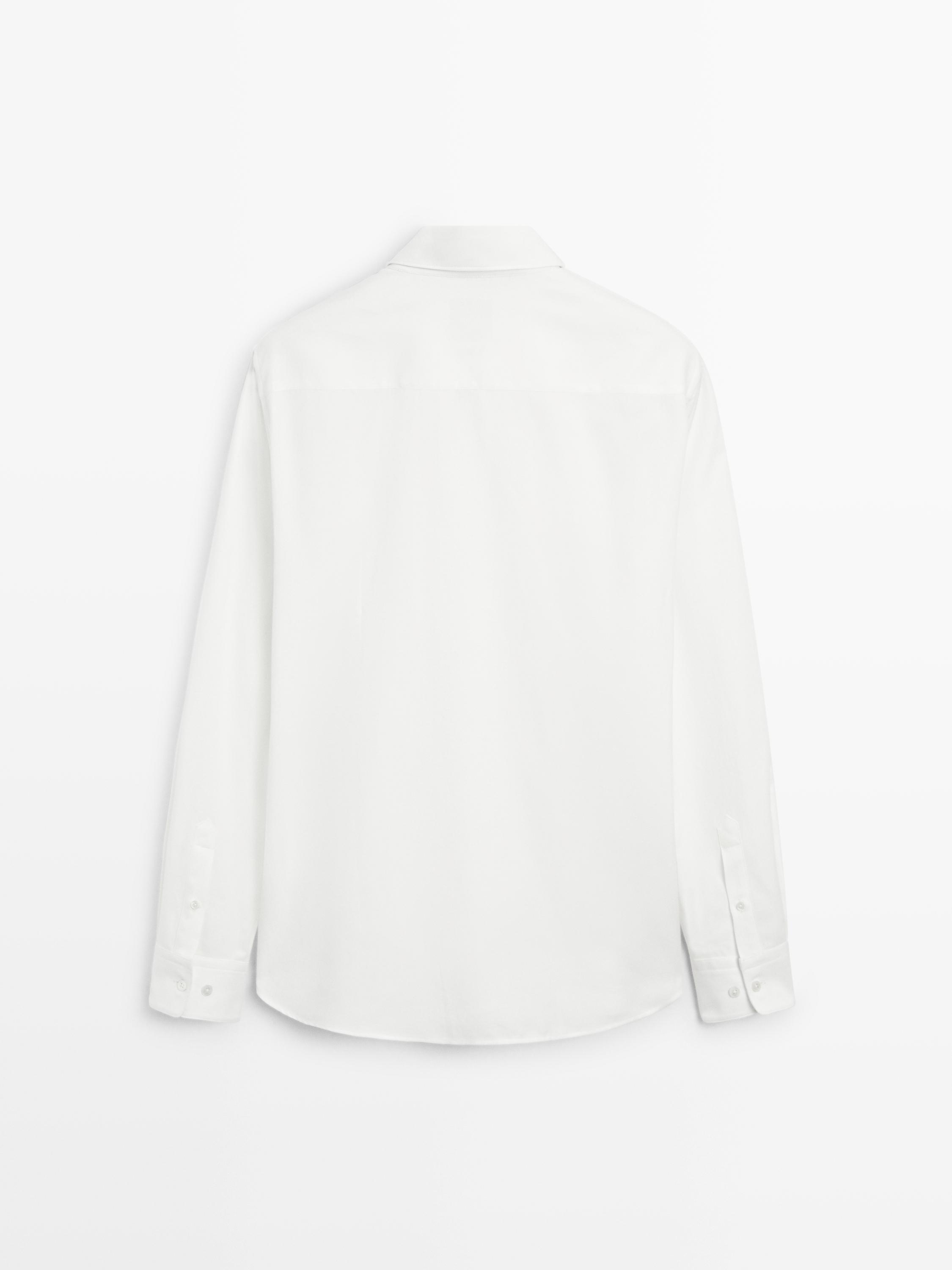 Chemise en coton mélangé regular fit - LIMITED