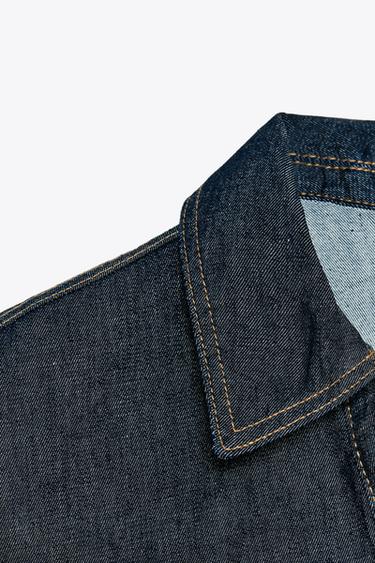 Z1975 DENIM MINI DRESS - Blue by Zara - Image 8