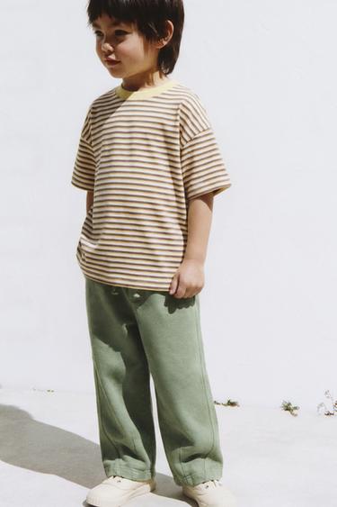 BAGGYHOSE AUS HEAVY JERSEY - Hellgrün von Zara