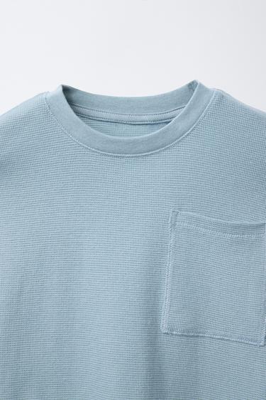 2-6 ANS/ PYJAMA UNI GAUFRÉ - Bleu de Zara - Image 3