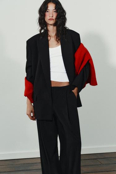 PANTALON TAILLE BASSE - Noir de Zara - Image 2