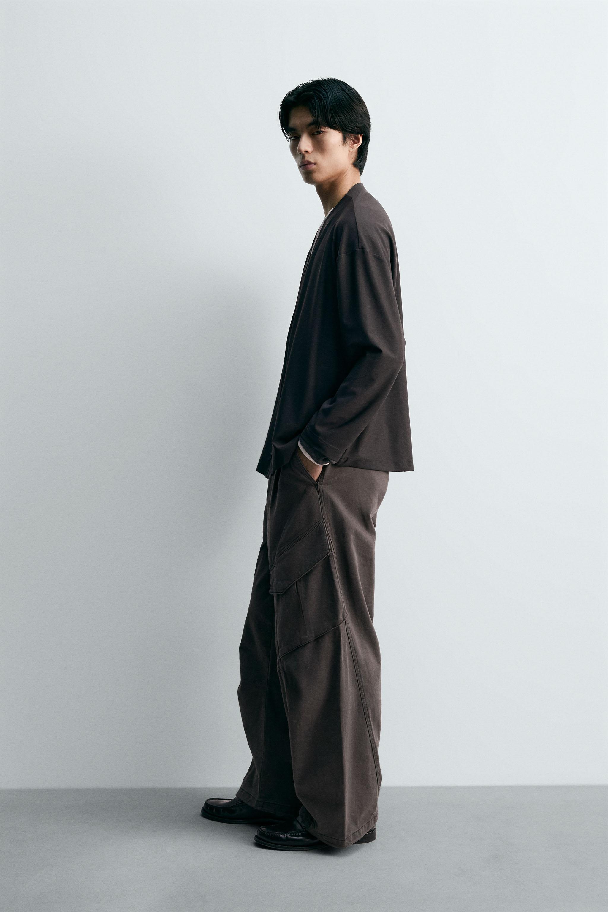 テクニカル リラックスフィットブレザー - ブラウン | ZARA Japan / 日本