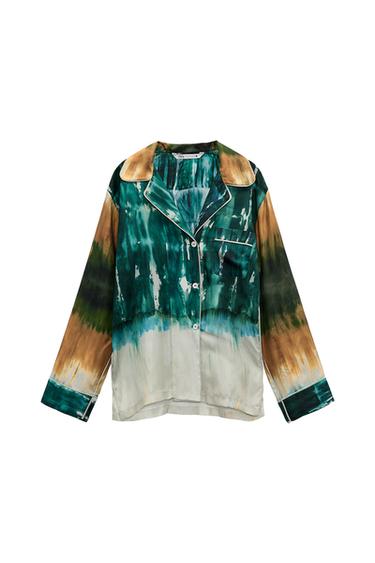 TIE-DYE SILK SHIRT