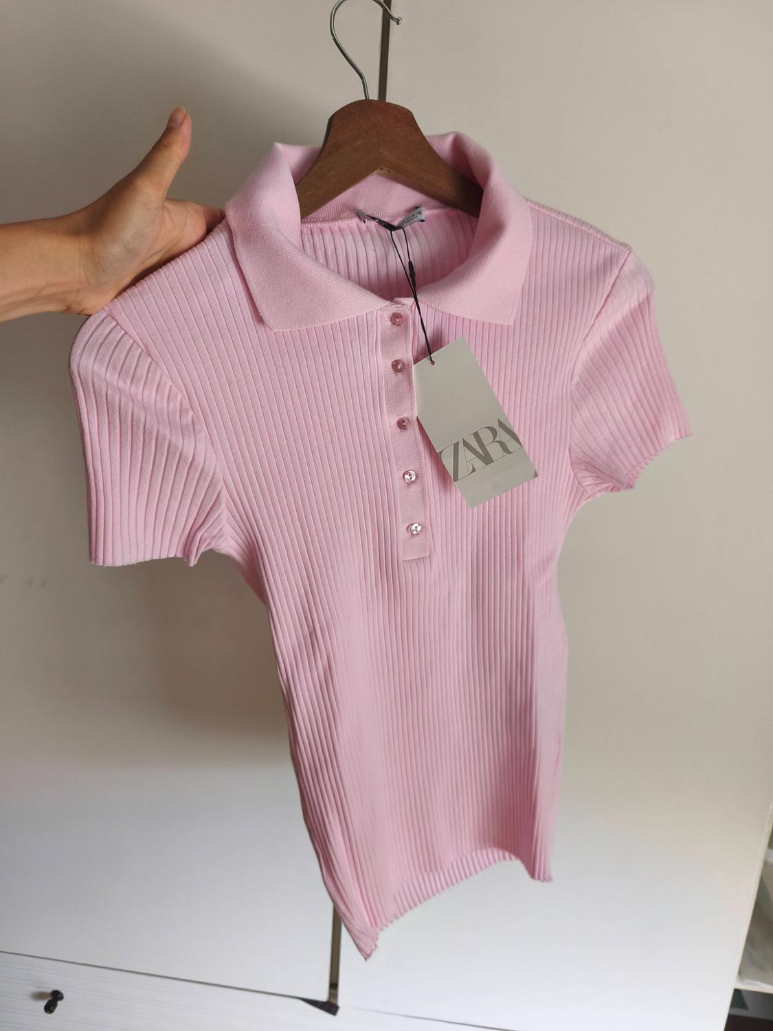RIBBED POLO T-SHIRT - Image 3