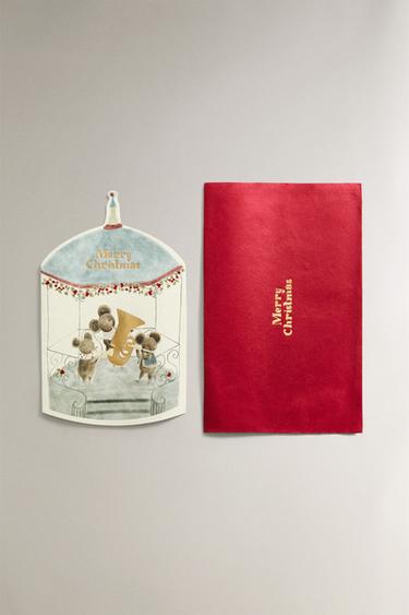 CHRISTMAS CARD SET - متعدد الألوان الخاص بـ Zara