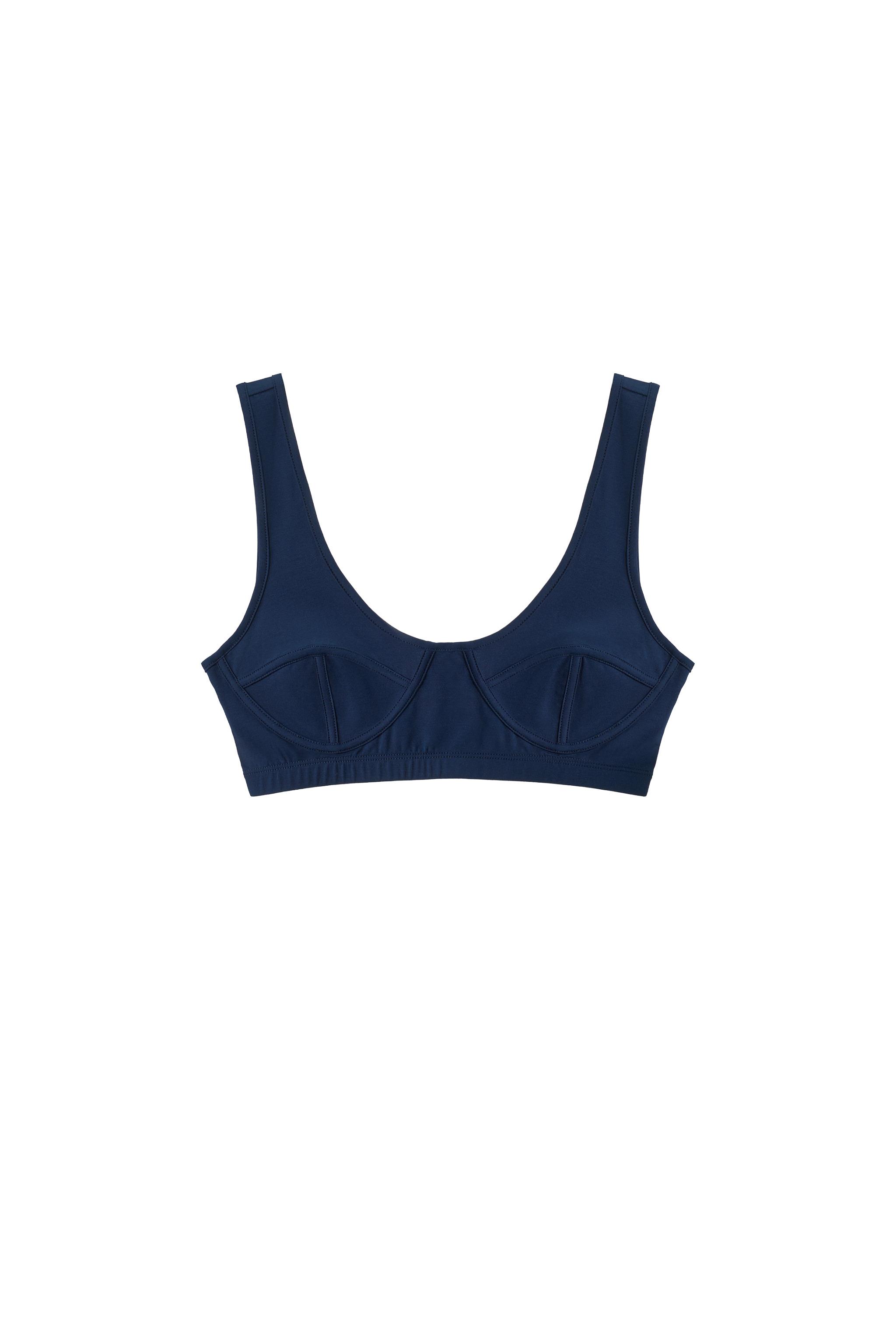 シーム入りソフトブラレット - ブルー | ZARA Japan / 日本