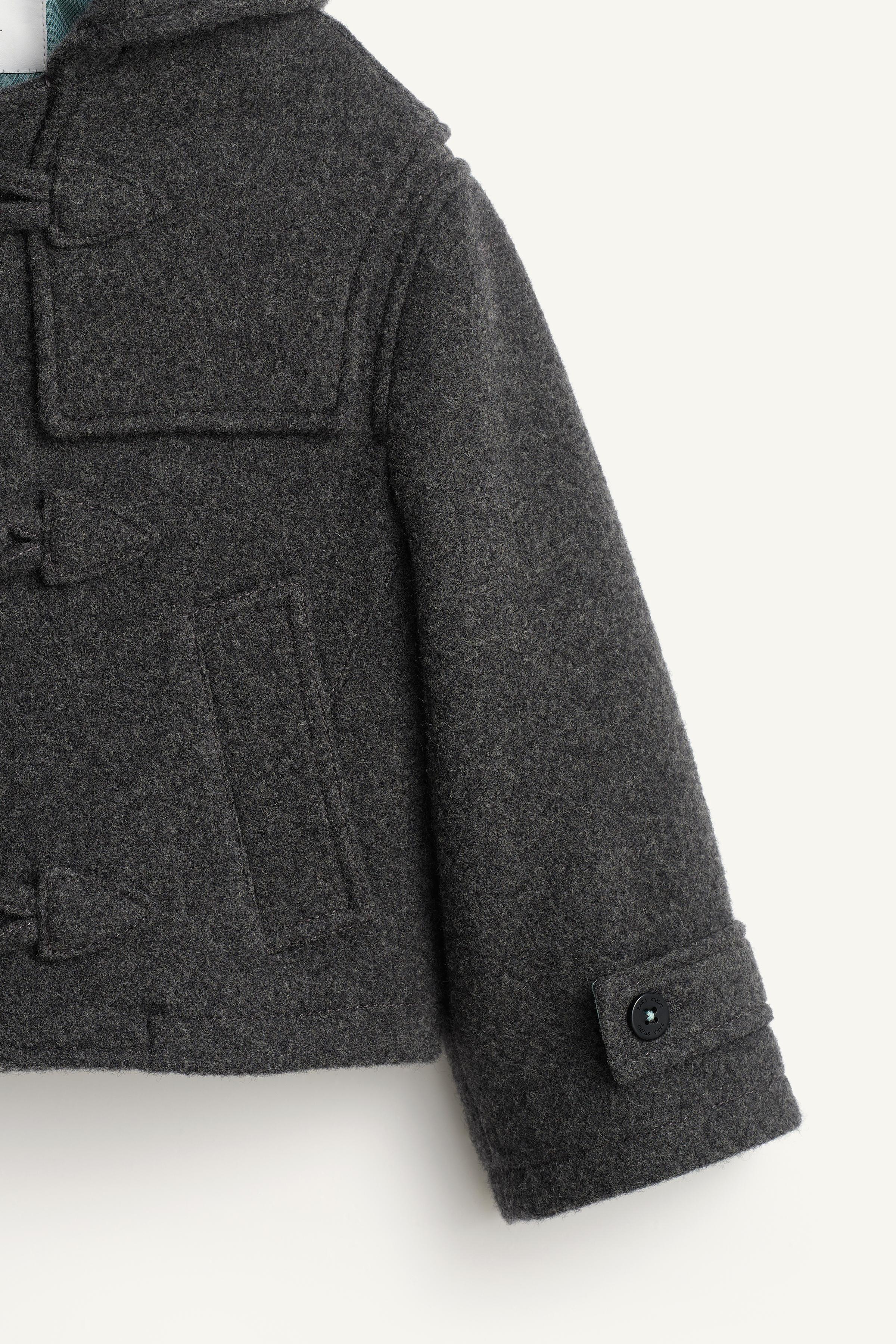 LIMITED EDITION WOOL DUFFLE COAT WITH FROG FASTENING