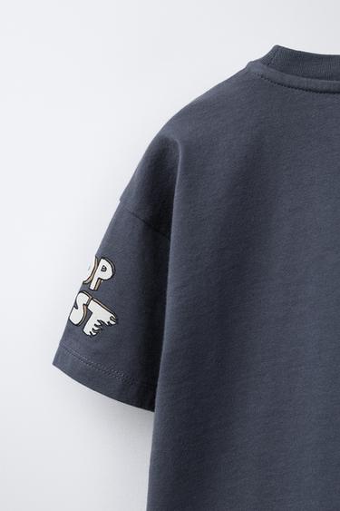 MONSTERS WHEELS © PRINT T-SHIRT - Anthracite grey by Zara - Image 3