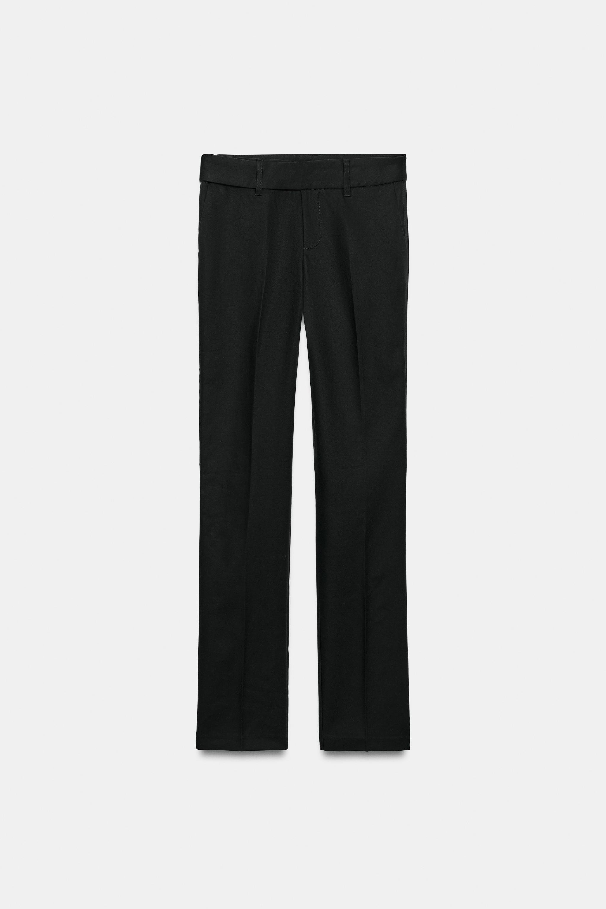 STRAIGHT-FIT PANTS WITH BELT LOOPS