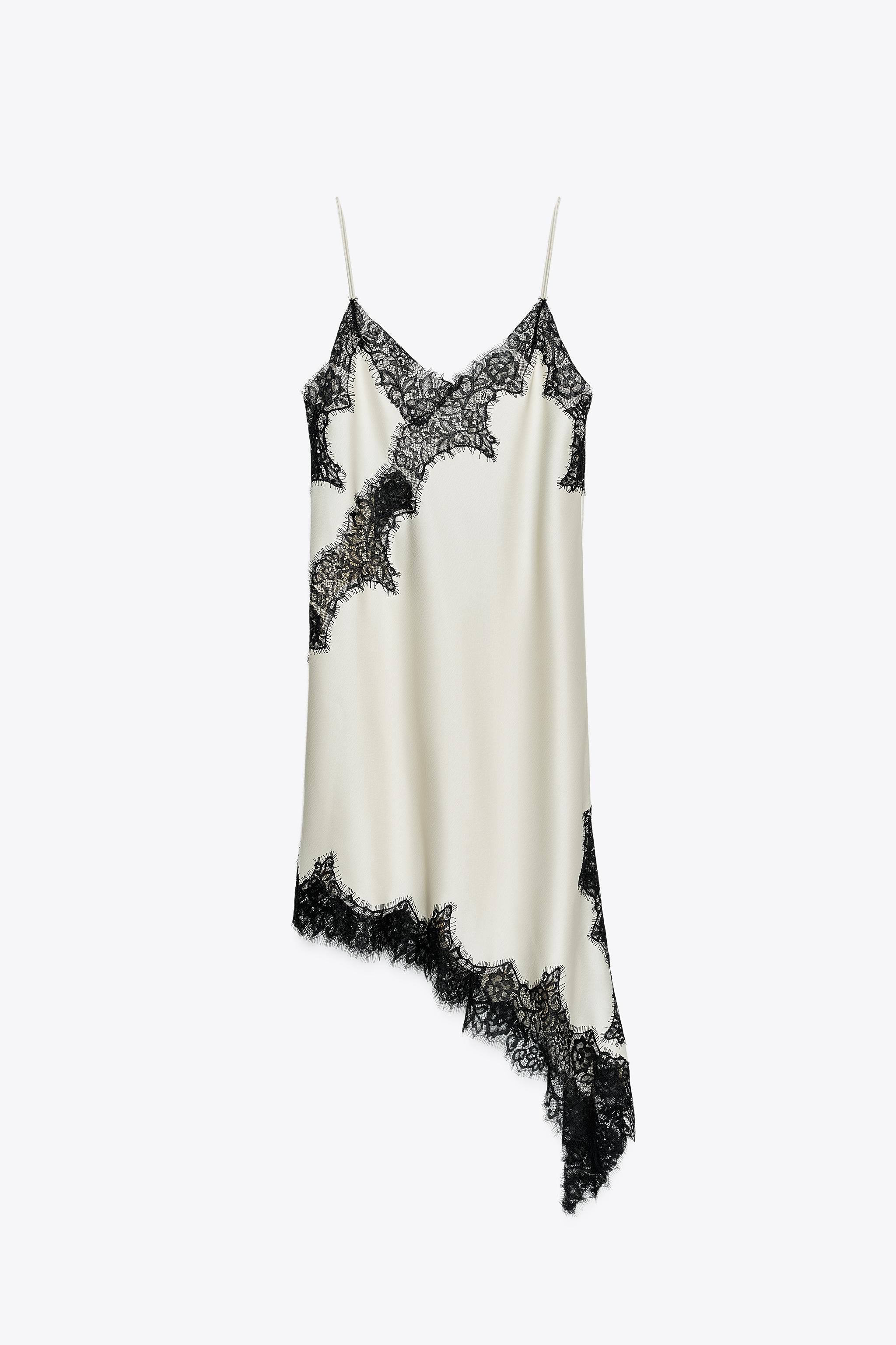 chinese dress ladies ZW COLLECTION Asymmetric Lace Dress – Newin.Style