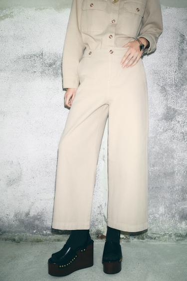 Zara CULOTTES - taupe brown