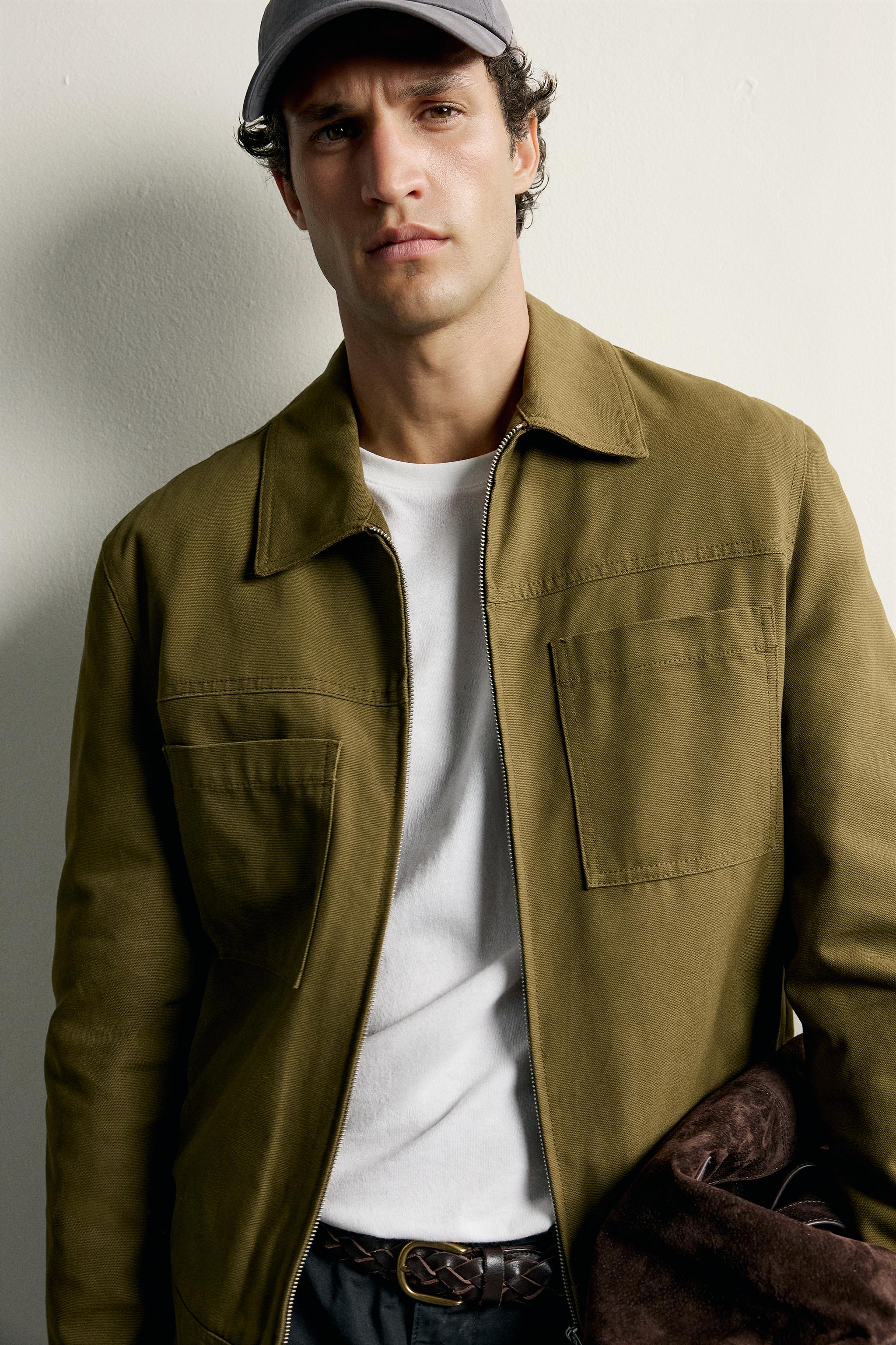 ZIP-UP PADDED OVERSHIRT