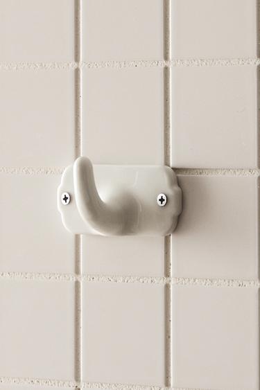 Zara CERAMIC HOOK - 奶油色